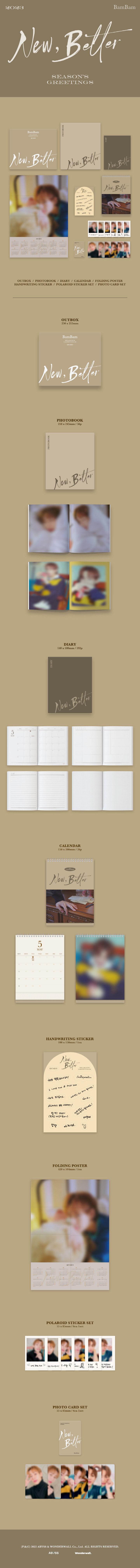 BamBam - 2023 SEASON’S GREETINGS [New, Better]