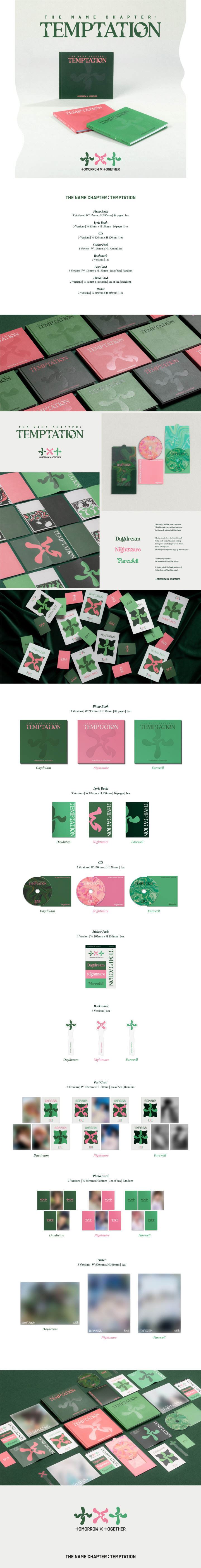 TOMORROW X TOGETHER (TXT) - 5th Mini Album [TEMPTATION] (Random Ver.)