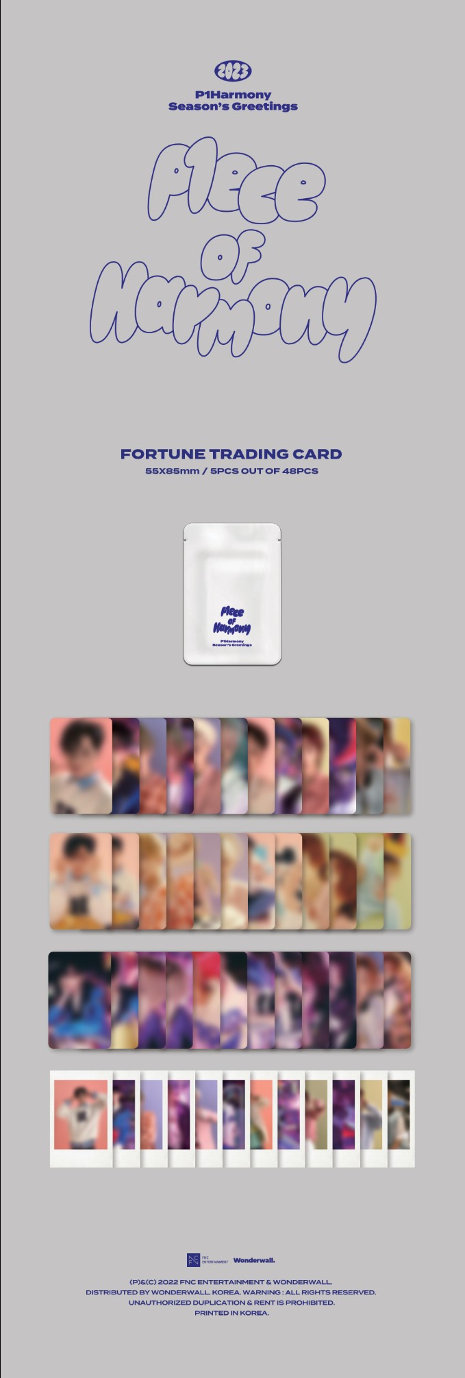 P1Harmony - FORTUNE TRADING CARD