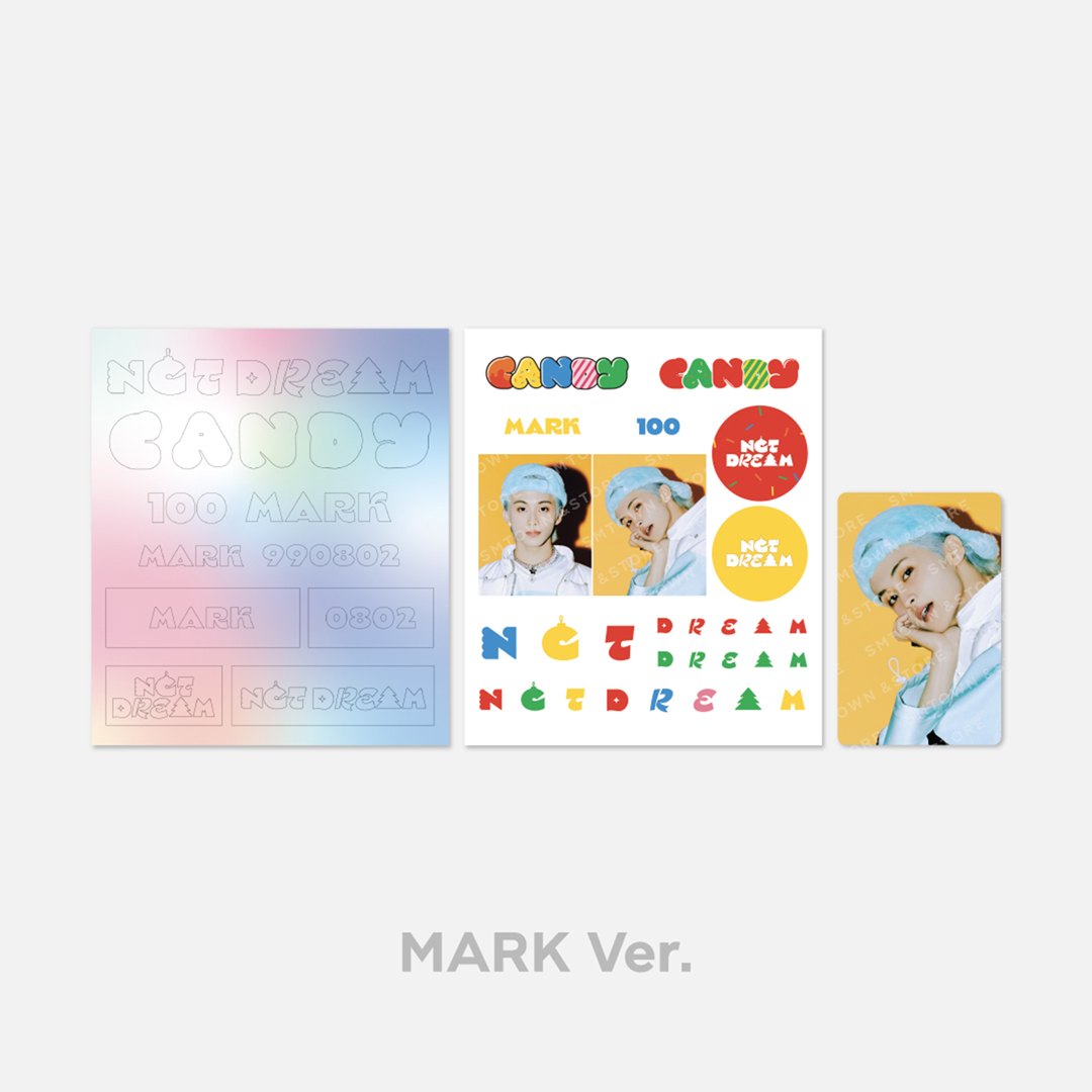 NCT DREAM - FANLIGHT DECO STICKER SET [Candy] (Mark ver.)