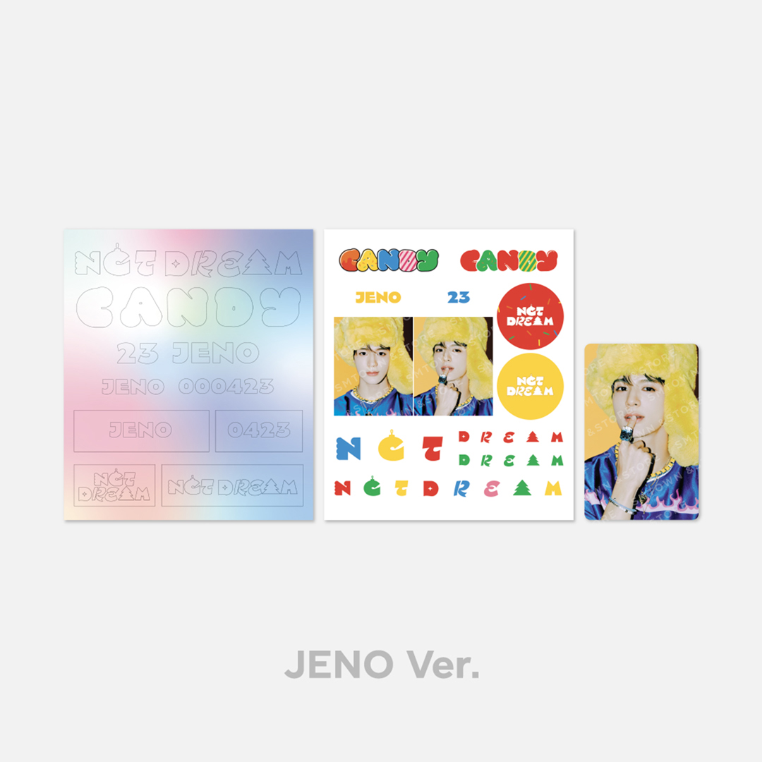 NCT DREAM - FANLIGHT DECO STICKER SET [Candy] (Jeno ver.)