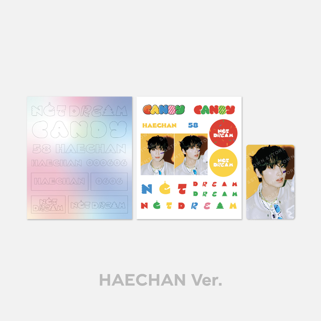 NCT DREAM - FANLIGHT DECO STICKER SET [Candy] (Haechan ver.)