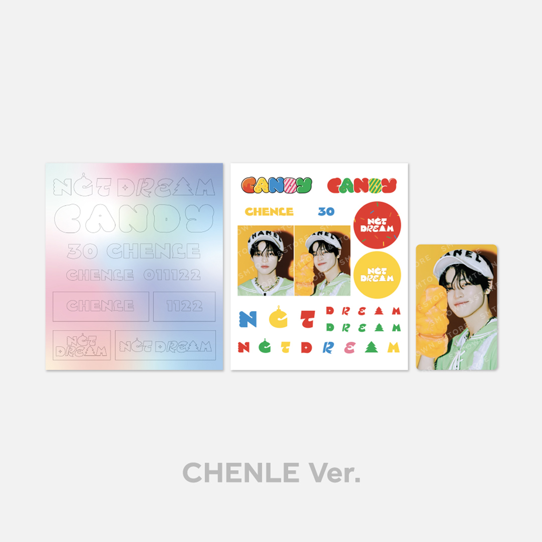 NCT DREAM - FANLIGHT DECO STICKER SET [Candy] (Chenle ver.)
