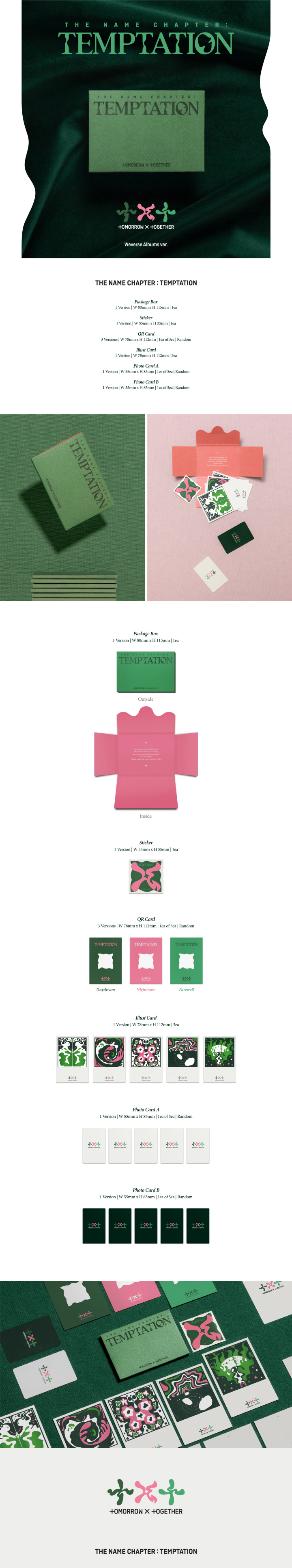 TOMORROW X TOGETHER (TXT) - 5th Mini Album [TEMPTATION] (Weverse Albums ver.)