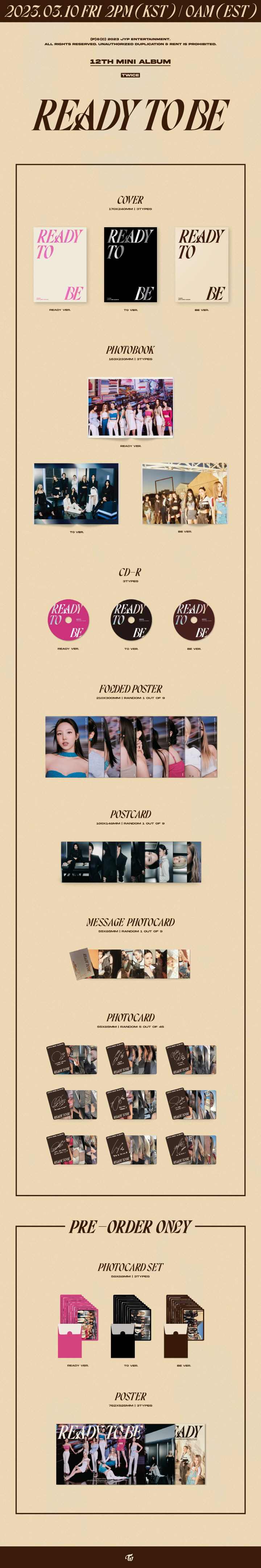 TWICE - [READY TO BE] (Random Ver.)