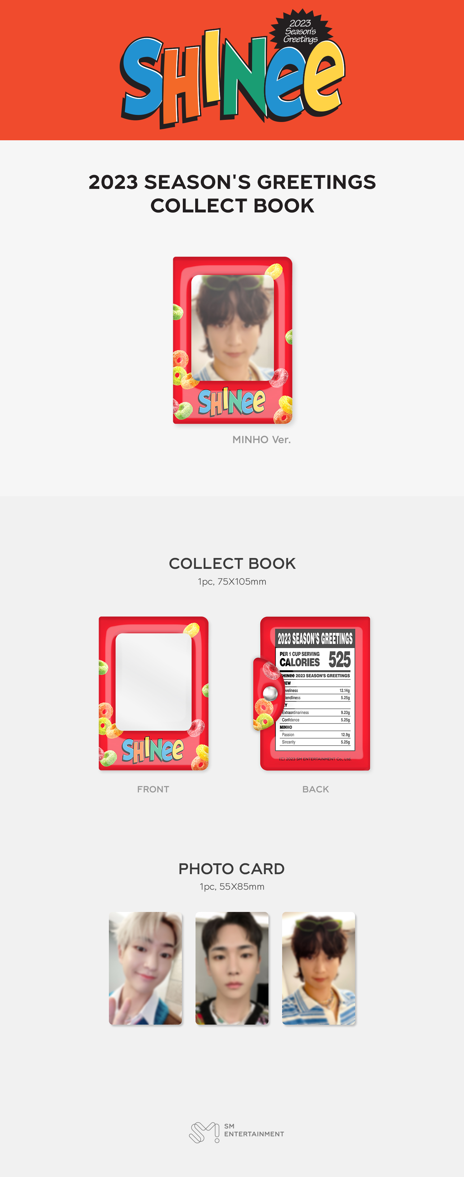 SHINee - 2023 SEASON'S GREETINGS PHOTO CARD COLLECT BOOK (Key ver.)