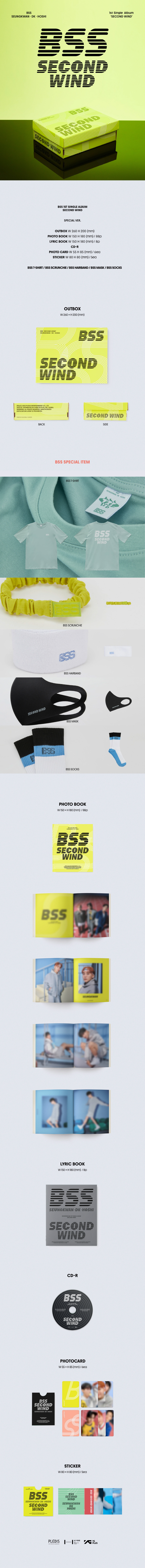BSS (SEVENTEEN) - 1st Single Album 'SECOND WIND' (Special Ver.)
