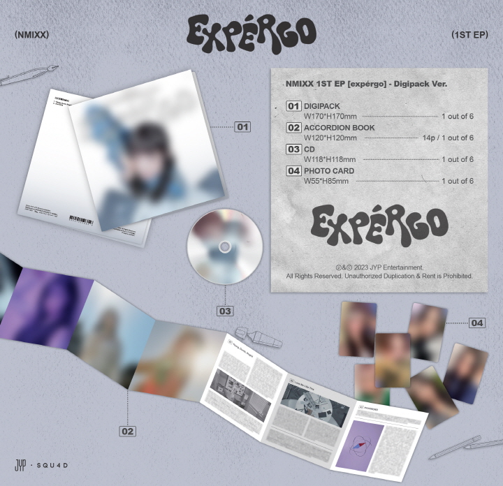 NMIXX - 1ST EP Album [expérgo] (Digipack Ver.) (Random Ver.)