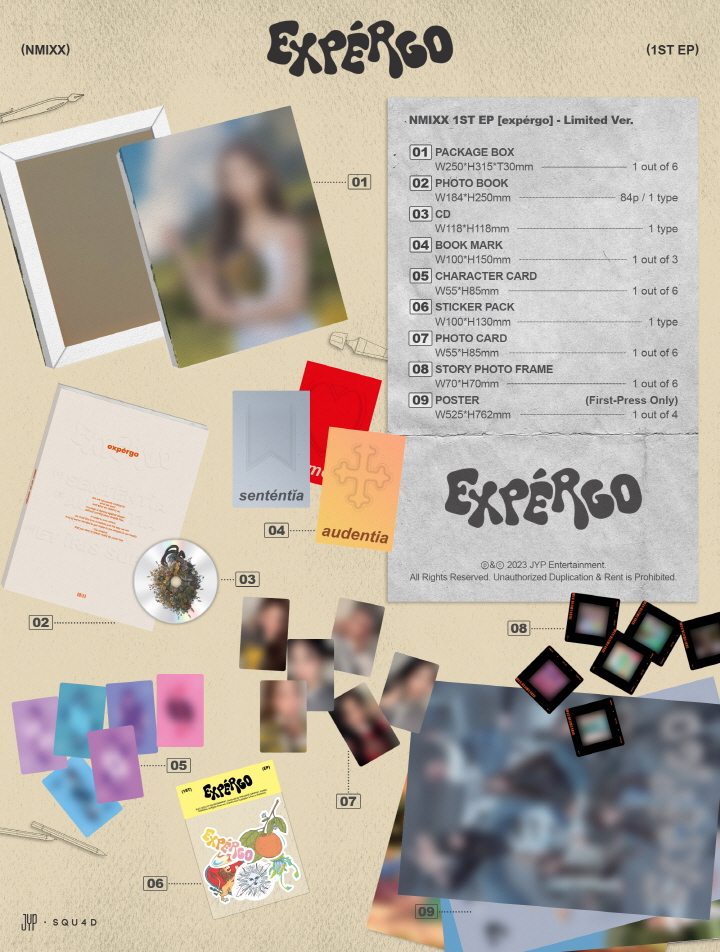 NMIXX - 1ST EP Album [expérgo] (Limited Ver.) (Random ver.)