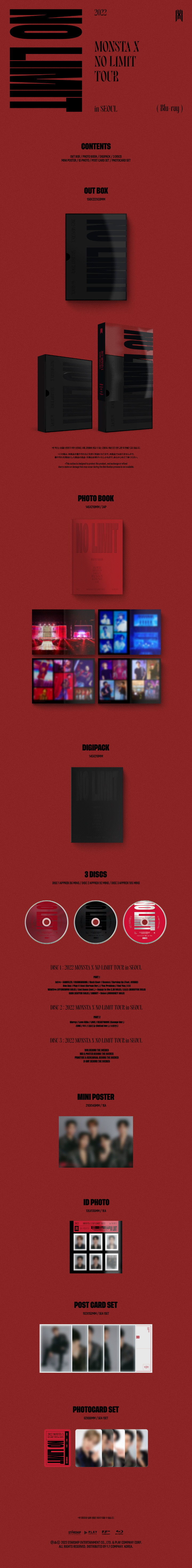 MONSTA X - 2022 MONSTA X 'NO LIMIT' TOUR IN SEOUL Blu-ray