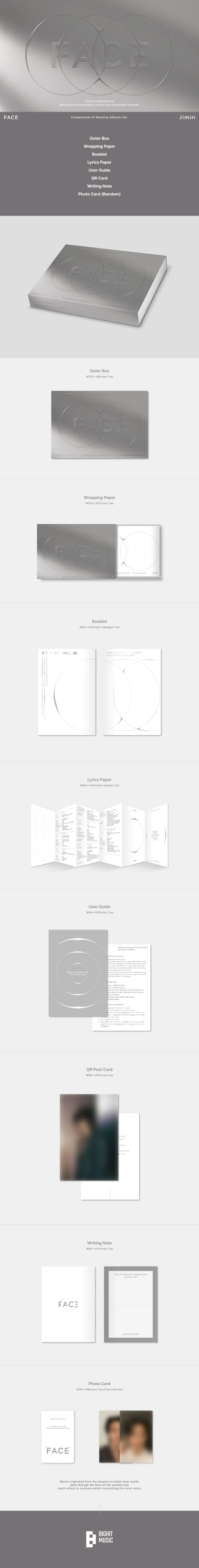 JIMIN - [FACE] (Weverse Albums ver.)