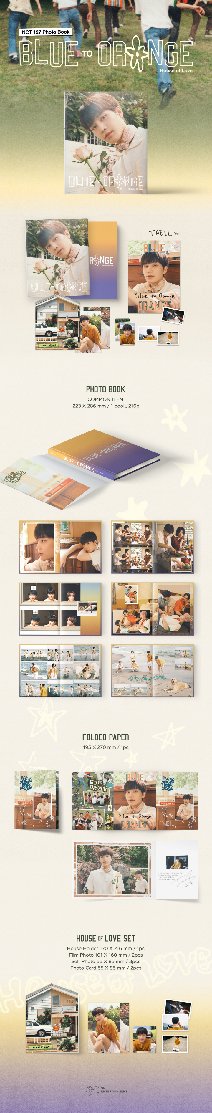 NCT 127 - PHOTO BOOK [BLUE TO ORANGE] (TAEIL ver.)