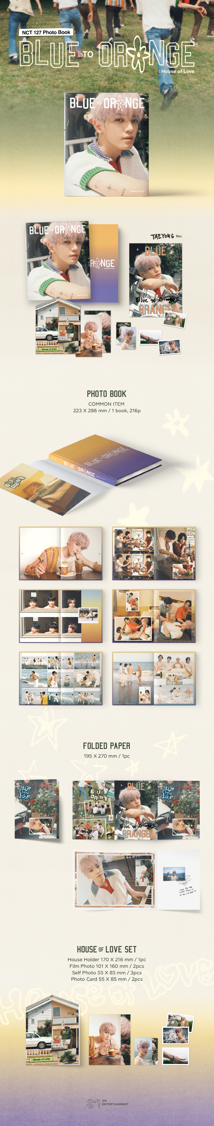 NCT 127 - PHOTO BOOK [BLUE TO ORANGE] (TAEYONG ver.)