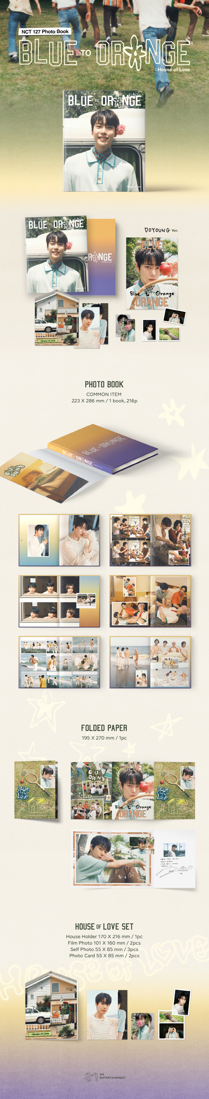 NCT 127 - PHOTO BOOK [BLUE TO ORANGE] (DOYOUNG ver.)