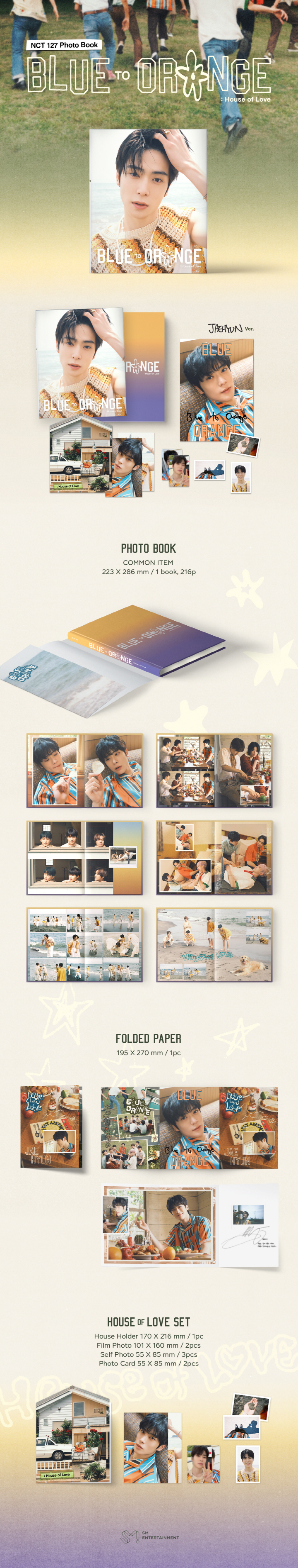 NCT 127 - PHOTO BOOK [BLUE TO ORANGE] (JAEHYUN ver.)
