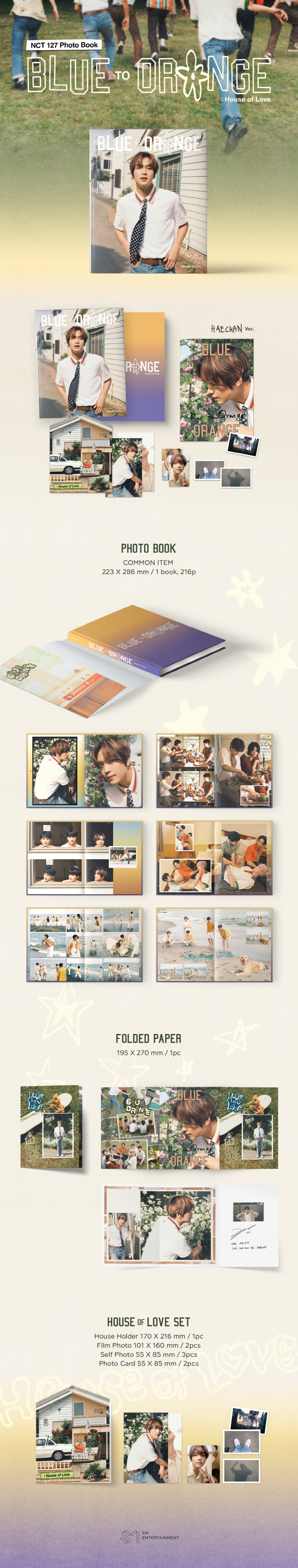 NCT 127 - PHOTO BOOK [BLUE TO ORANGE] (HAECHAN ver.)