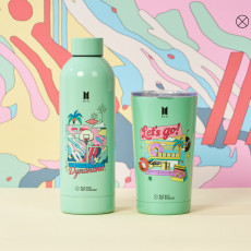 BTS - [BBNE BTS Dynamite Water Tumbler] (Emerald Green)