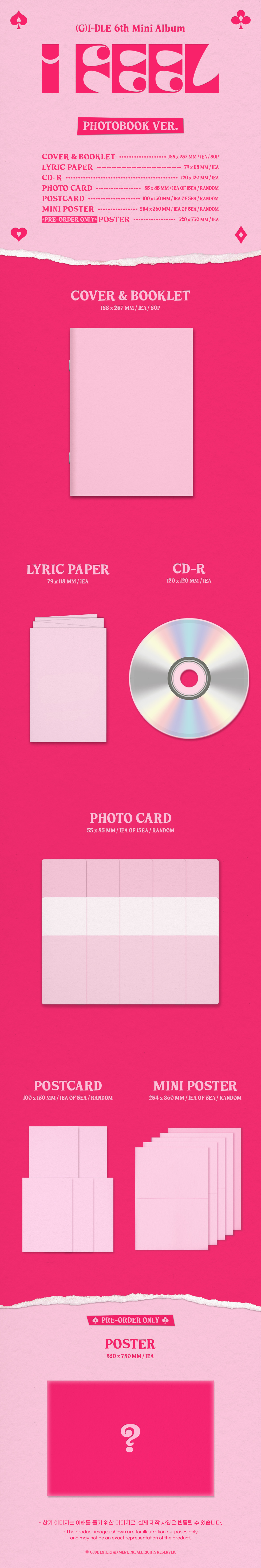 (G)I-DLE - 6th Mini Album [I feel] (PhotoBook Ver.)