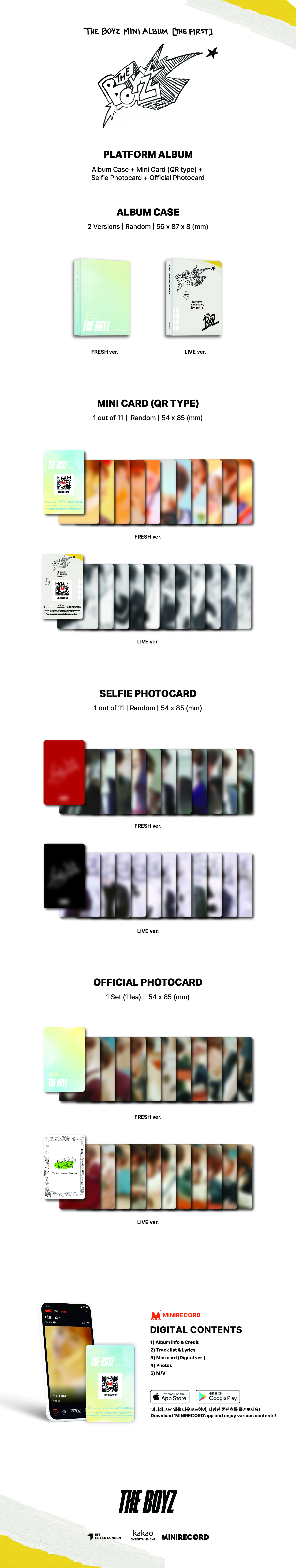 THE BOYZ 1st Mini Album - [THE FIRST] (Platform Random Ver.)