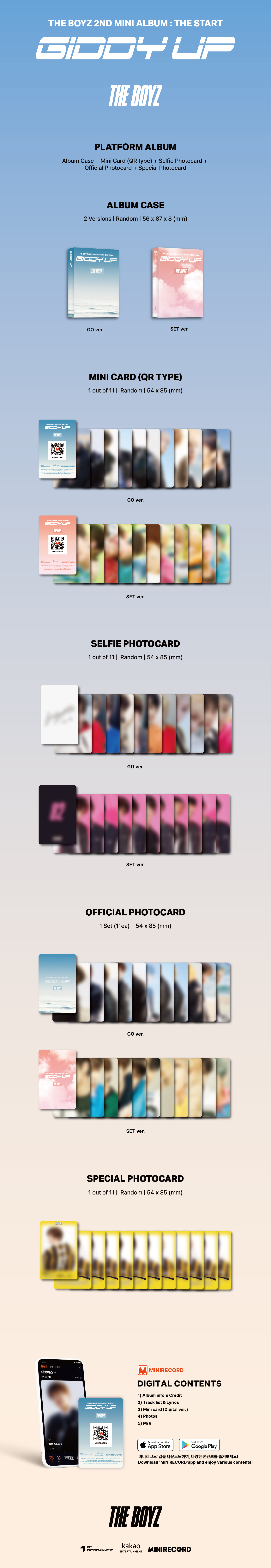 THE BOYZ 2nd Mini Album - [THE START] (Platform Random Ver.)