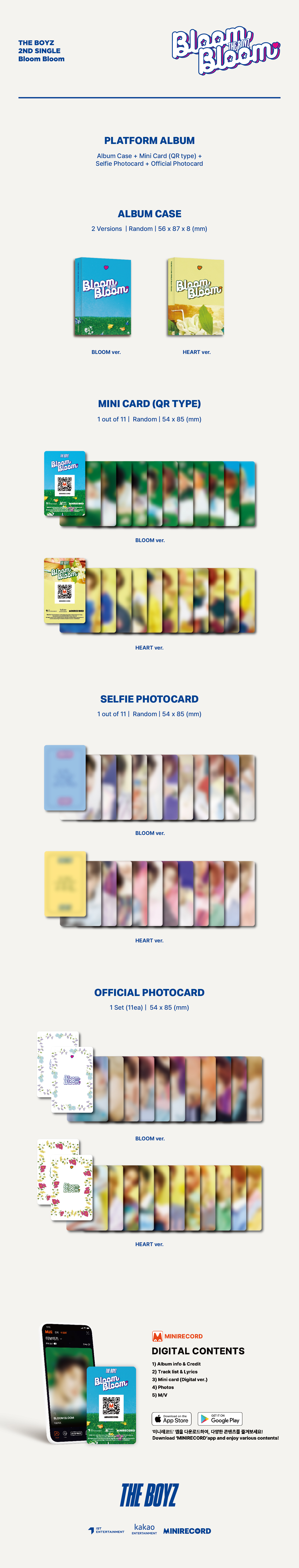 THE BOYZ 2nd Single Album - [Bloom Bloom] (Platform Random Ver.)
