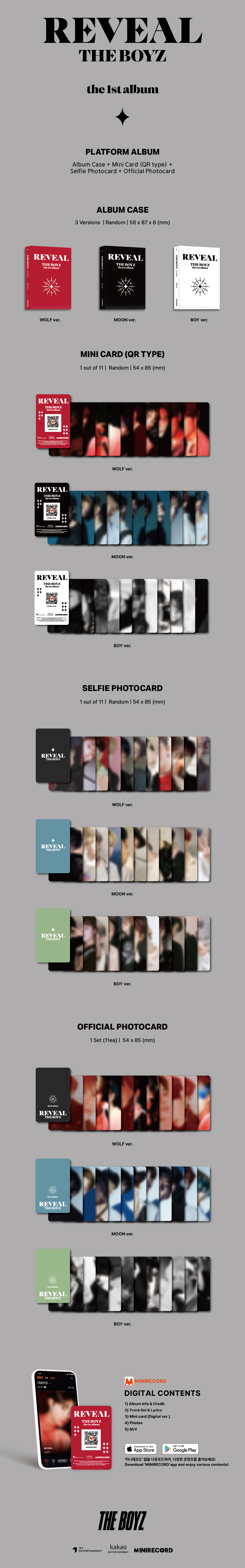 THE BOYZ 1st Full Album - [REVEAL] (Platform Random Ver.)