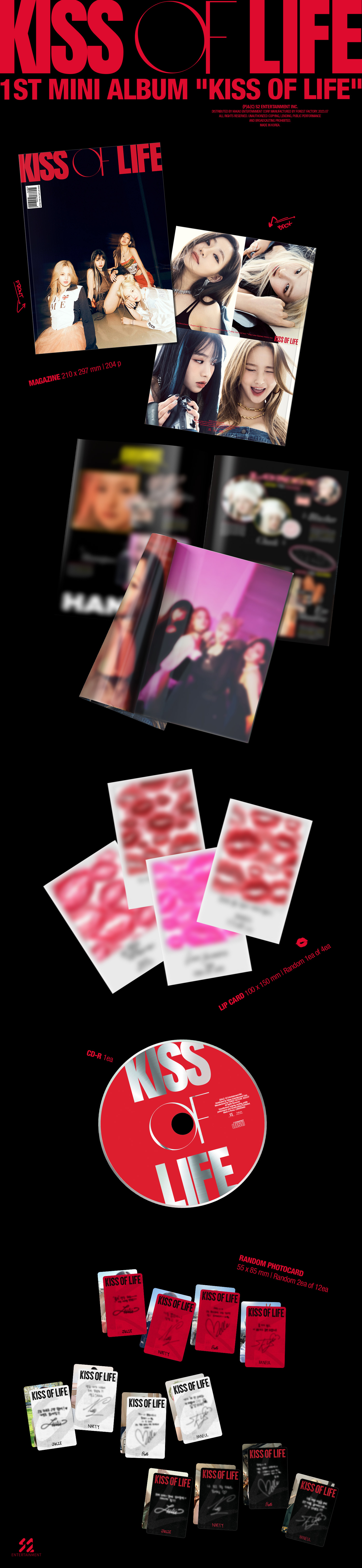 KISS OF LIFE - 1st Mini Album [KISS OF LIFE]