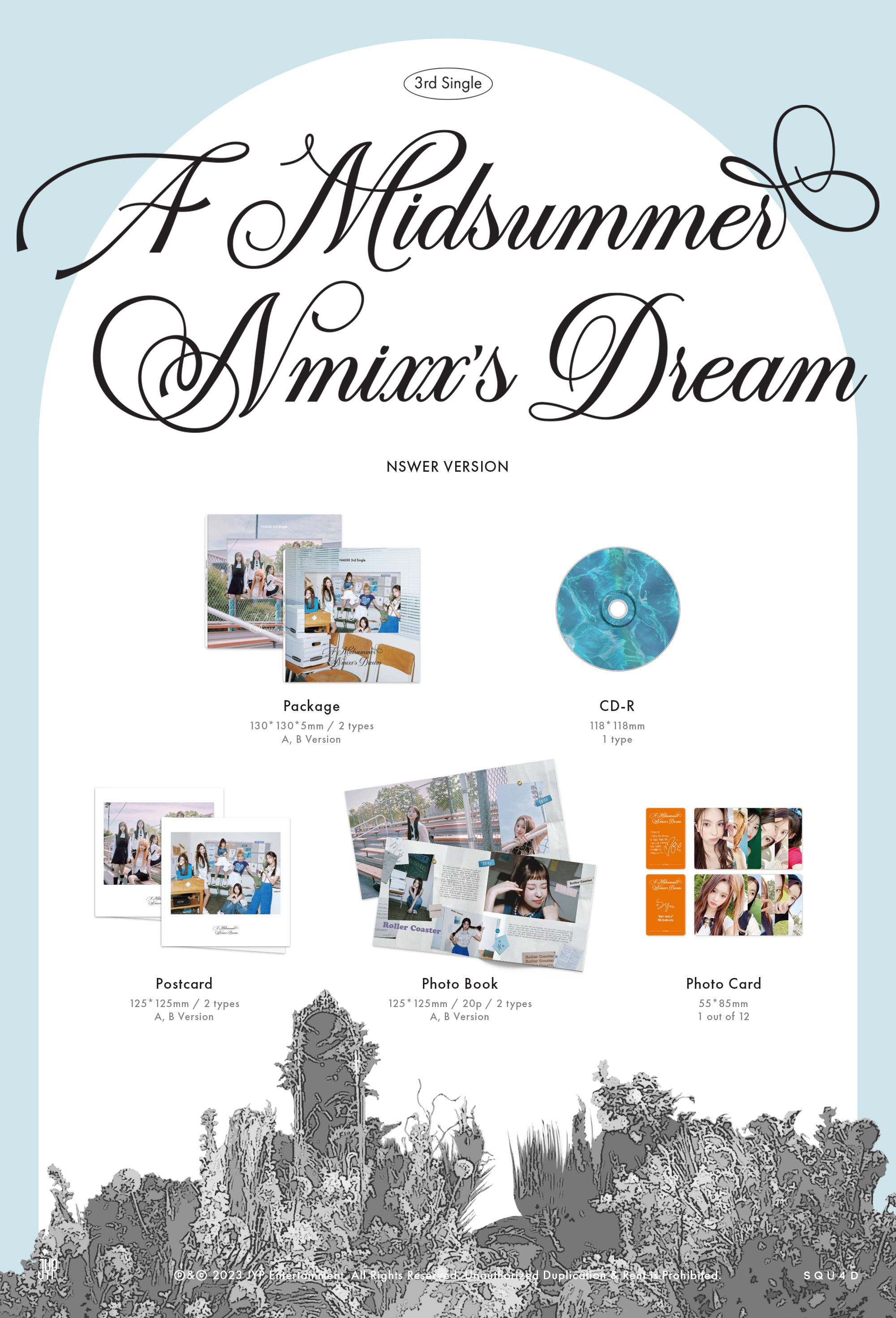 NMIXX - 3rd Single Album [A Midsummer NMIXX's Dream] (NSWER Ranom Ver.)