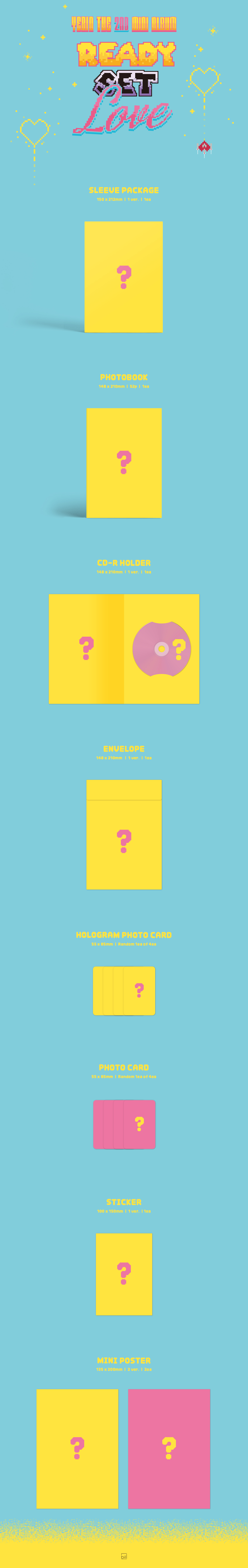 YERIN - 2rd Mini Album [Ready, Set, LOVE]