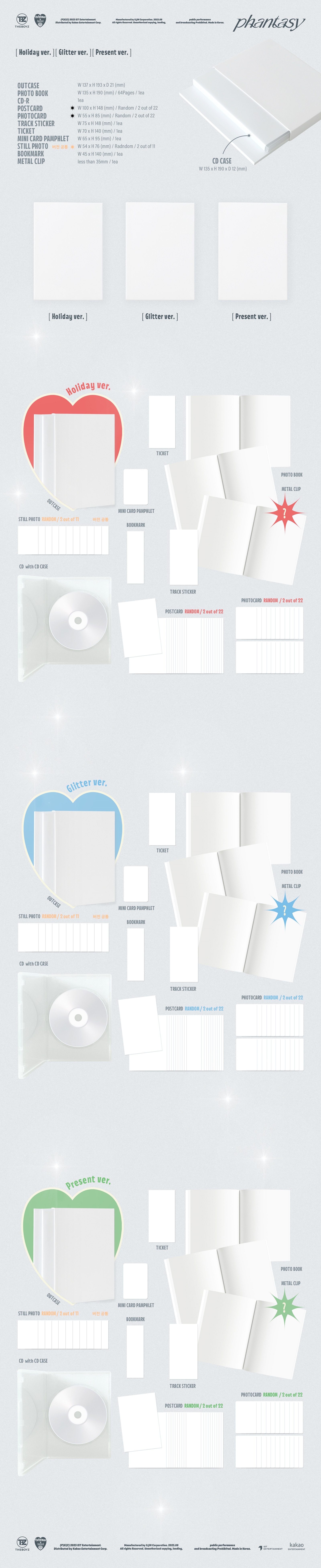 THE BOYZ - 2nd Album [Pt.1 Christmas In August] (Random Ver.)