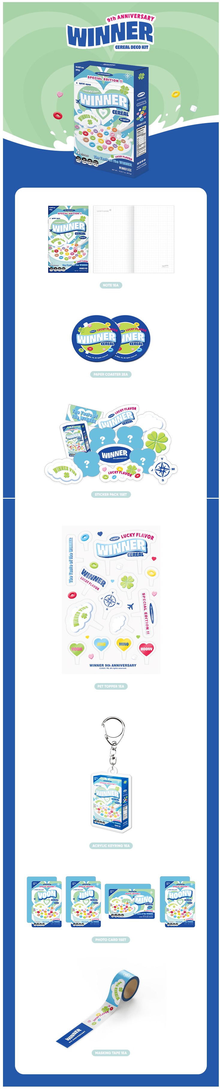 [ANNIVERSARY] WINNER - 2023 DEBUT ANNIVERSARY CEREAL DECO KIT