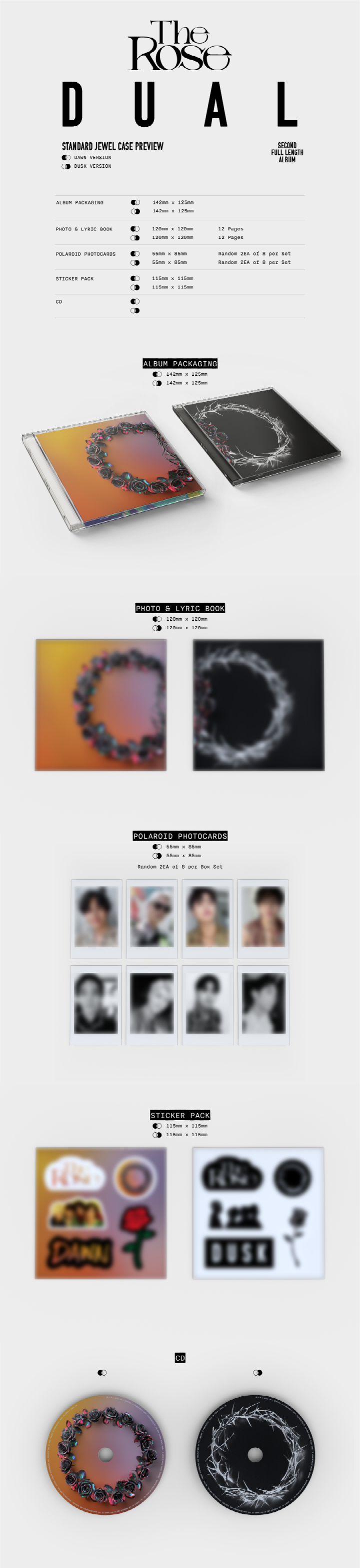 The Rose - [DUAL] (Jewel Case Album Dusk Ver.)