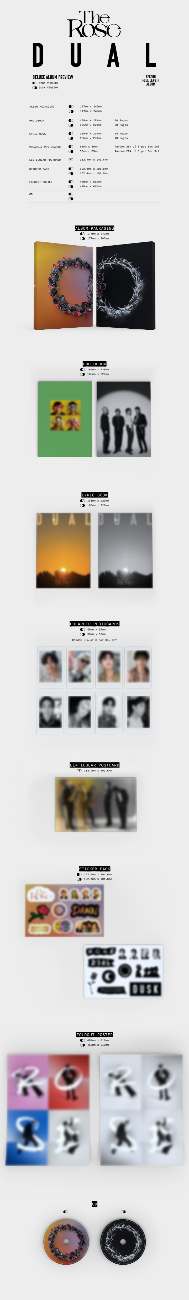 The Rose - [DUAL] (Deluxe Box Album Dawn Ver.)