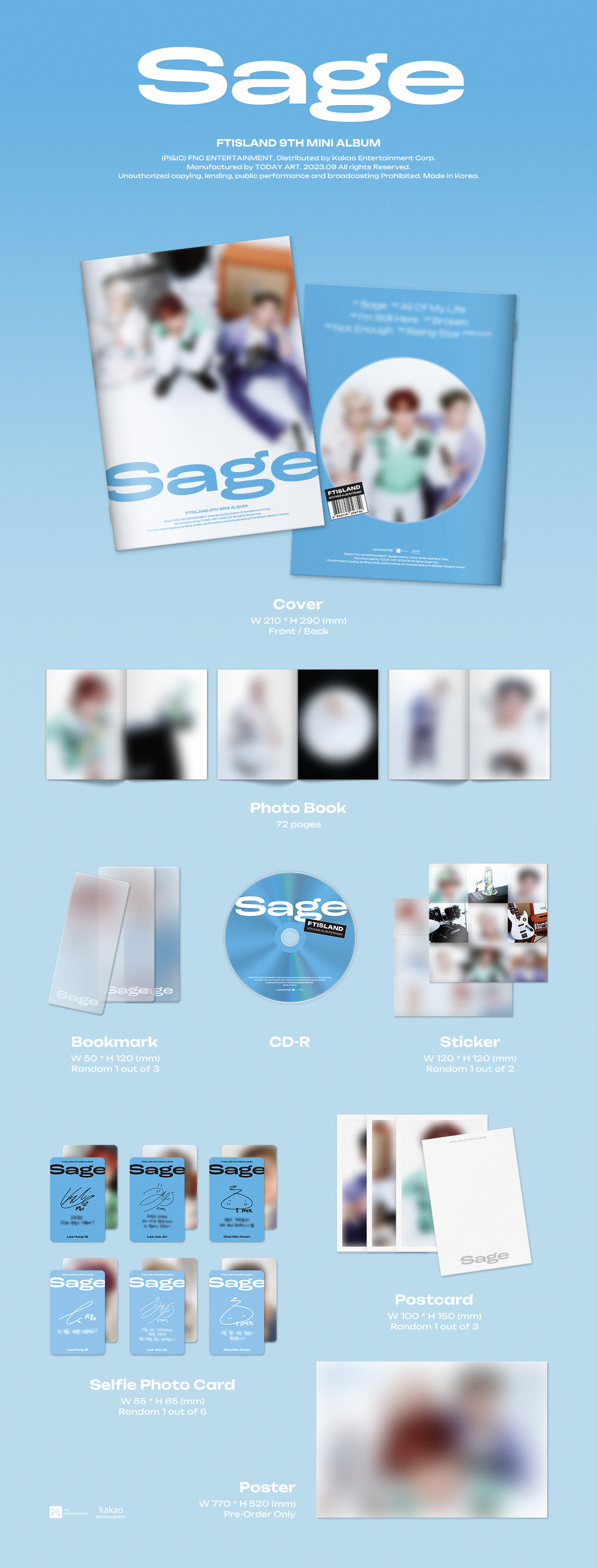 FTISLAND - 9th Mini Album [Sage]