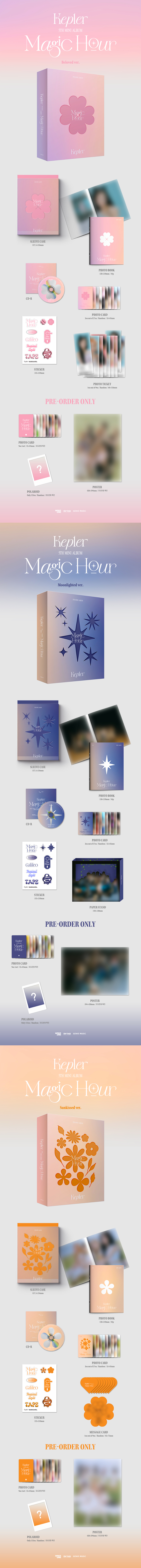 Kep1er - 5th Mini Album [Magic Hour] (Random Ver.)