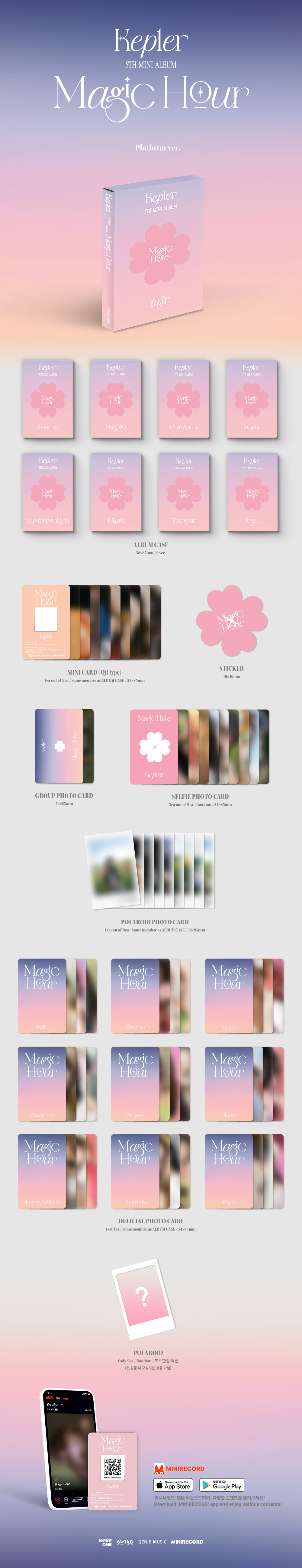 Kep1er - 5th Mini Album [Magic Hour] (Platform Random Ver.)