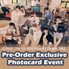 EVNNE - 1st Mini Album [Target: ME] (Random Ver.) + interAsia Photocard Event