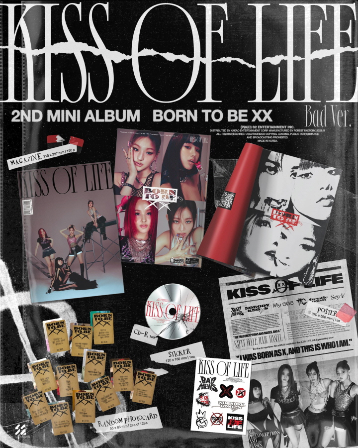 KISS OF LIFE - 2nd Mini Album [Born to be XX] (Random Ver.)