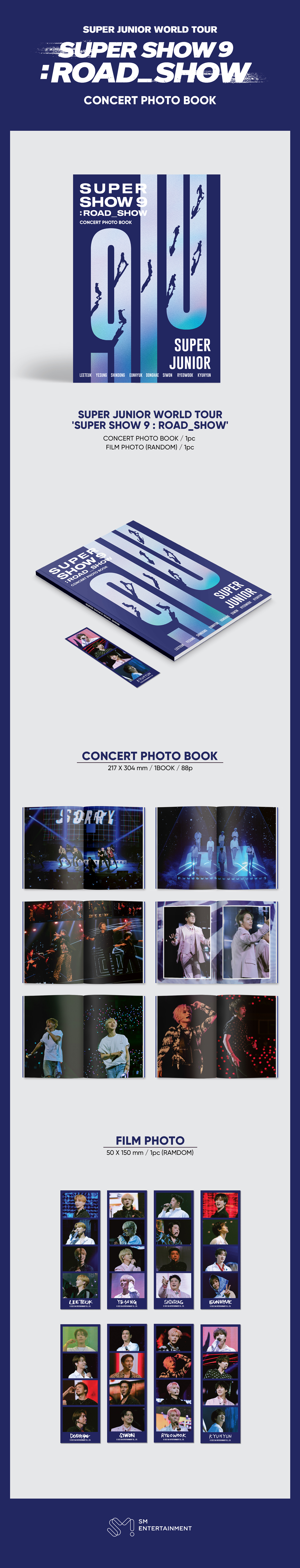 SUPER JUNIOR - SUPER SHOW 9 : ROAD_SHOW CONCERT PHOTO BOOK