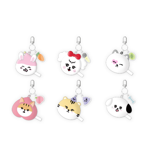 STAYC - 3rd anniversary [WITHC!] MINI FACE KEYRING (MELOMEOW ver)