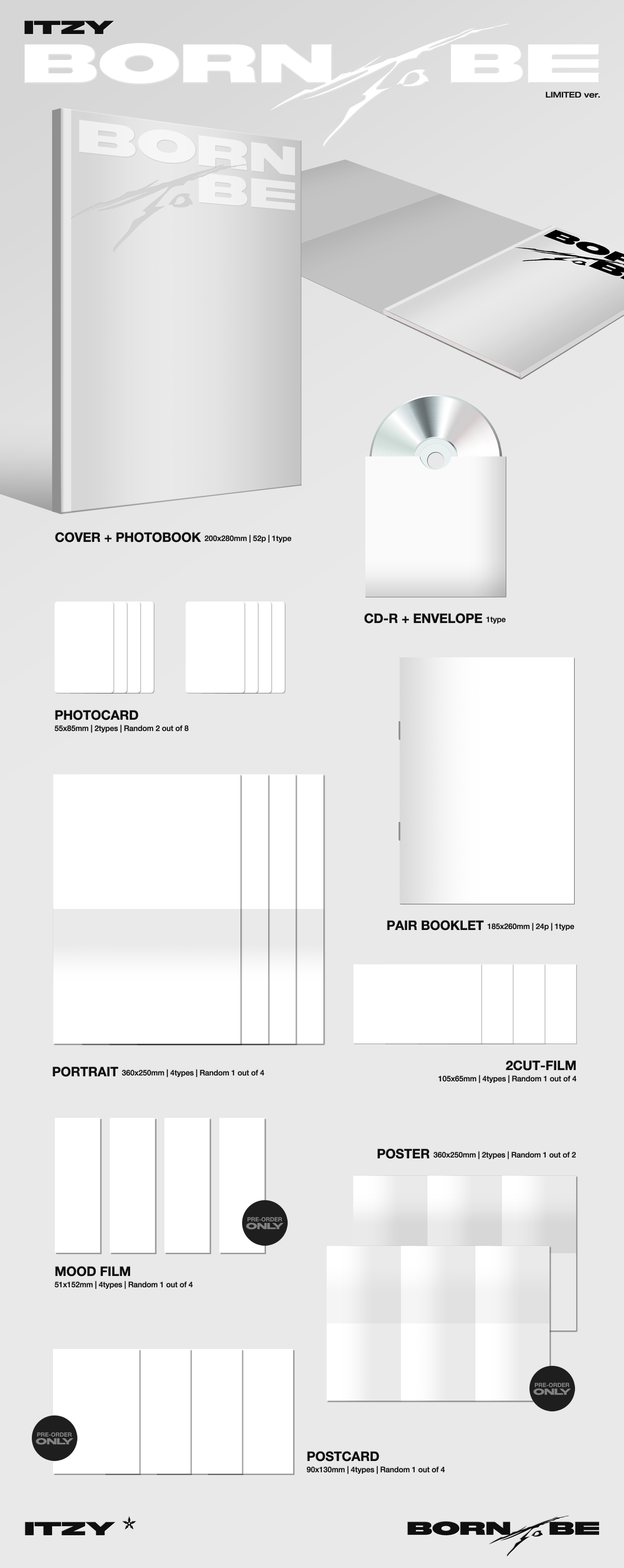 ITZY - BORN TO BE (LIMITED VER.)