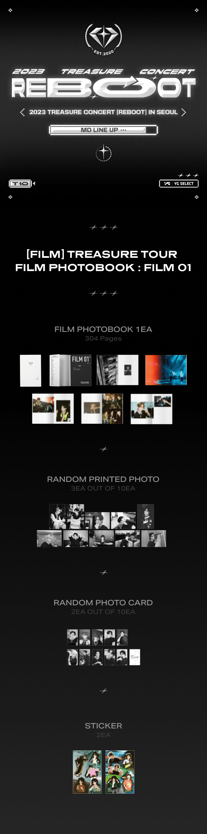 TREASURE - [FILM] TREASURE TOUR FILM PHOTOBOOK : FILM 01