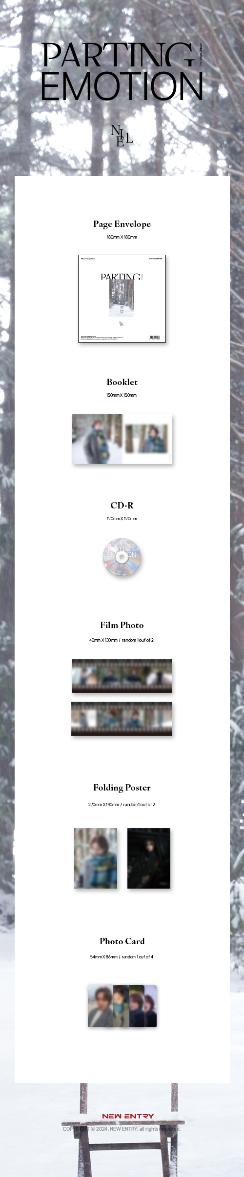 Niel (TEEN TOP) - 3rd Single Album [PARTING EMOTION]