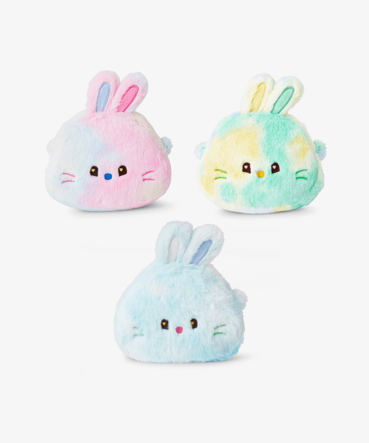 NewJeans - bunini PLUSH MINI POUCH (BLUE MULTI ver)