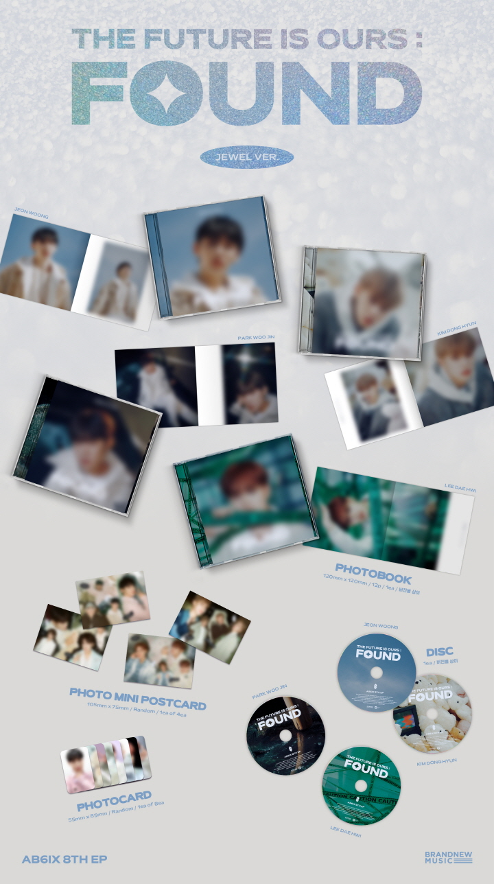 AB6IX - THE FUTURE IS OURS : FOUND [Jewel Ver.] (Random Ver.)
