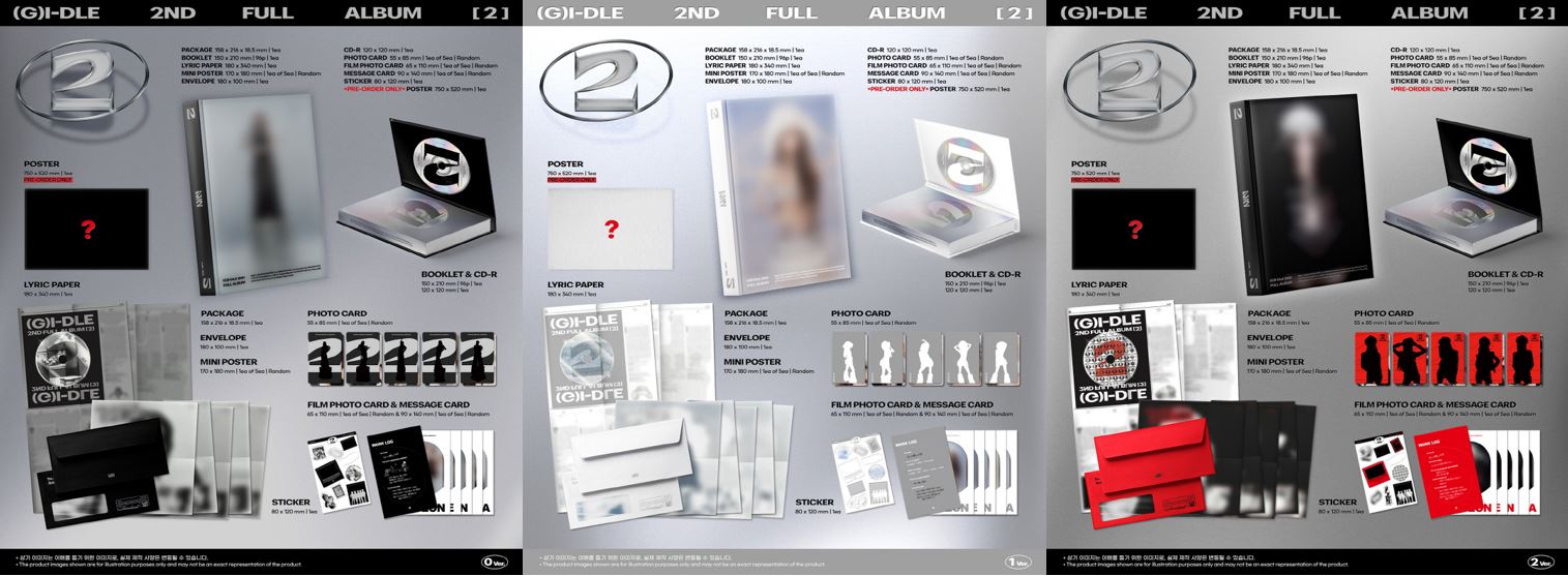 (G)I-DLE - 2ND FULL ALBUM [2] (Random Ver.)