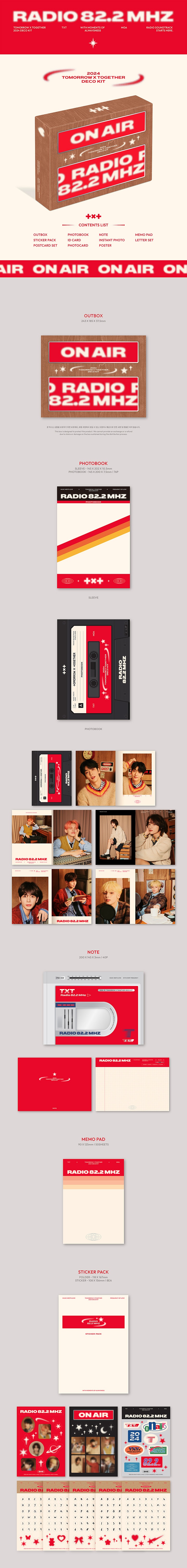 TOMORROW X TOGETHER (TXT) - TOMORROW X TOGETHER 2024 DECO KIT