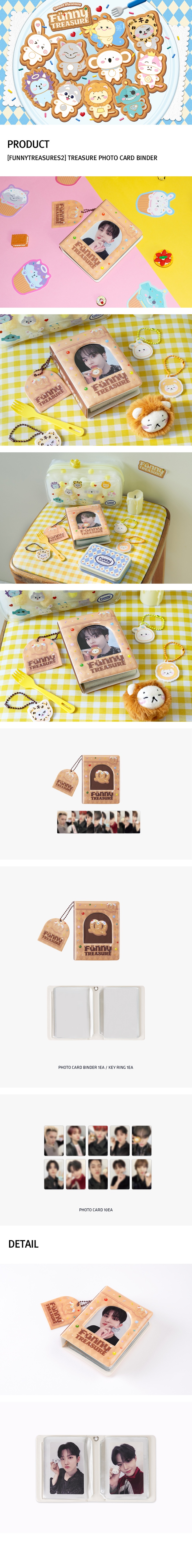 TREASURE - [FUNNYTREASURES2] TREASURE PHOTO CARD BINDER