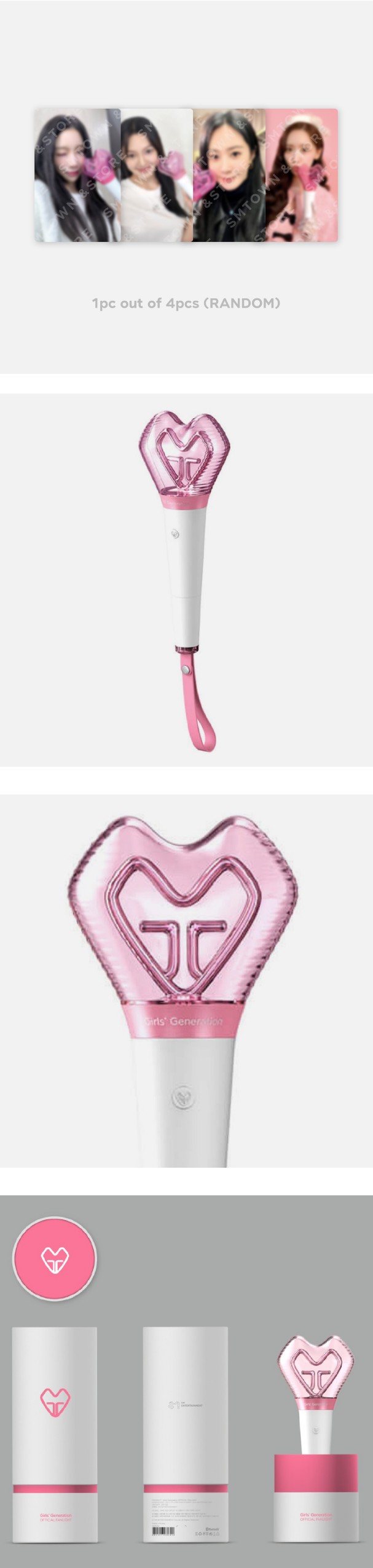 Girls’ Generation - OFFICIAL FANLIGHT + Random Photocard