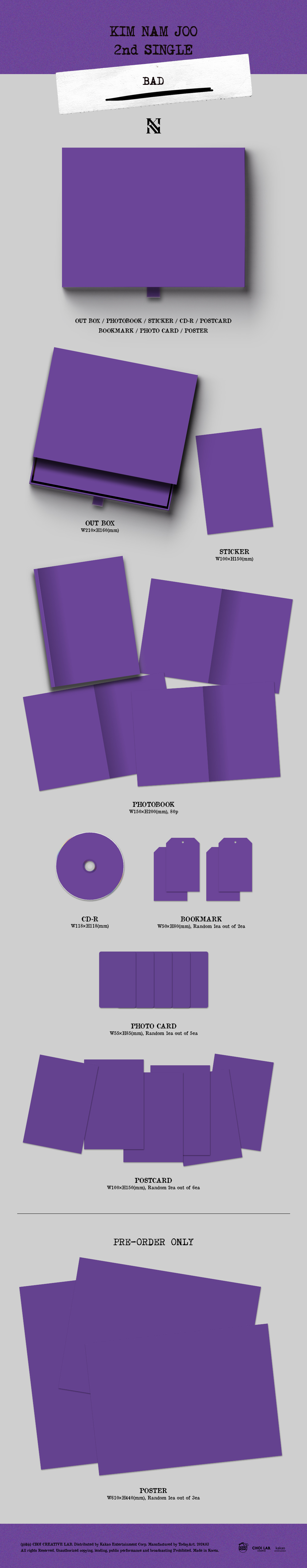 Kim Nam Joo - 2nd Single Album [BAD]